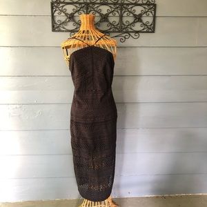 NWT J Crew Maxi Dress Black 0